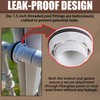 TonGass (1-Pack) 1 1/2" Above Ground Pool Inlet Return Fitting