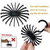SUNTRADE 4PCS 360 Degrees Rotating Scarf Tie Hanger 20 Hooks