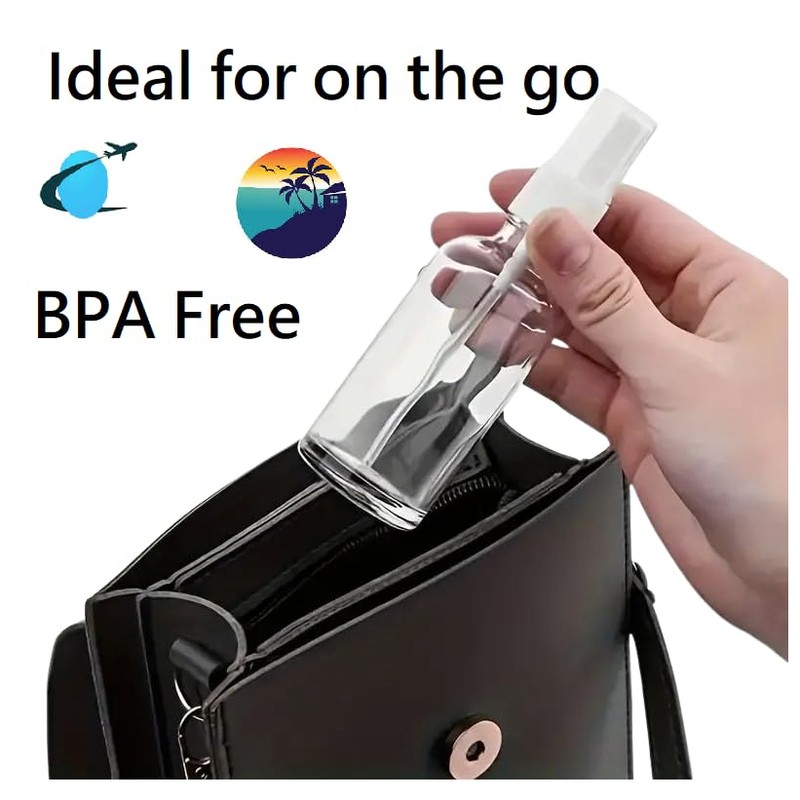 Dependable Industries inc. Essentials 10 Pack 100ml Mini Refillable Spray