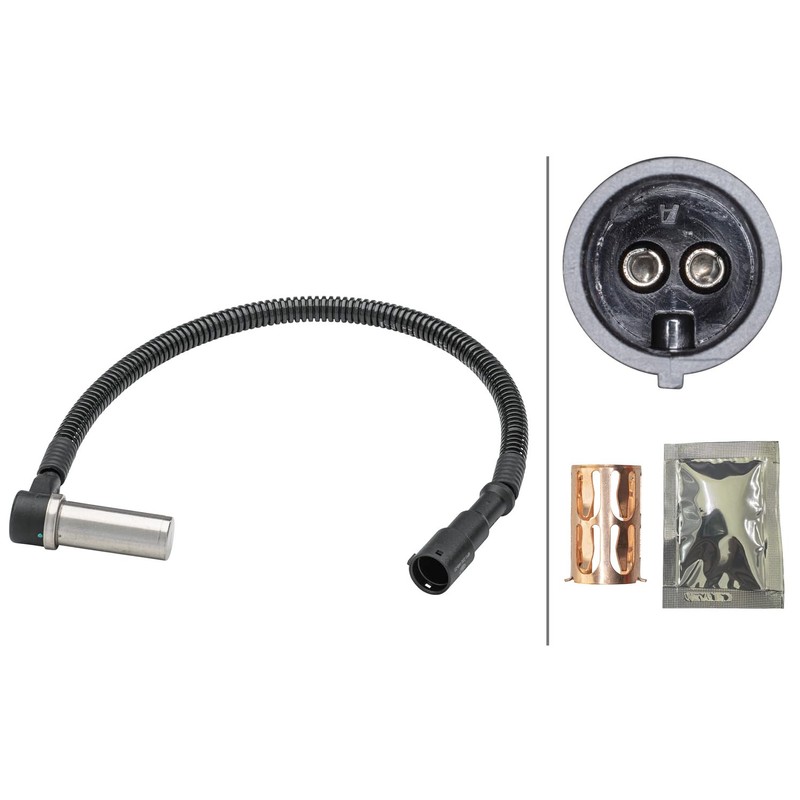 HELLA 6PU 230 048-311 Sensor Wheel Speed - 2-Pin Connector