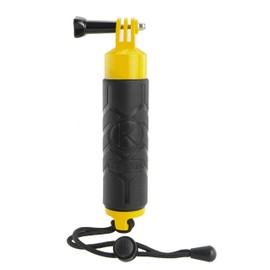 CamKix kompatibler Schwimmender Handgriff/Schwimmer für GoPro Hero 4, Session, 3+, 3, 2, 1 - Hohler Innenraum für die Aufbewahrung von Kleinteilen - Strukturierte Silikon Beschichtung für Easy Grip