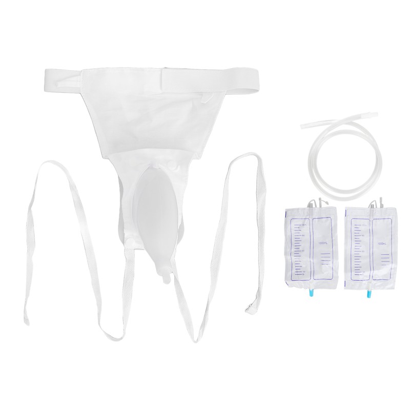 Women Wearable Urinal Spill Proof Comfortable Reusable Silicone Urine Collection