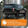 KUAFU Rear Trailer Hitch Cover Panel Compatible with 2015-2020 GMC