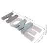 Wood HOME Sign Distressed Retro One Piece Design Exquisite Wooden