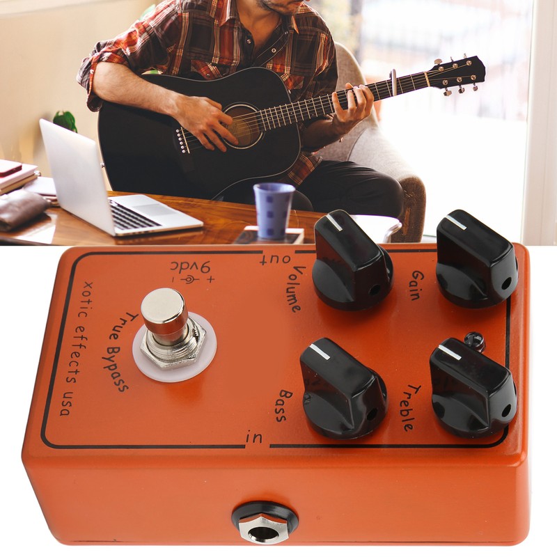 Overdrive Effect Pedal Electric Guitar Preamp Effects True Bypass Effector