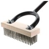 Texas Brush Grill Brush, 24" Handle, Stainless Steel Bristles