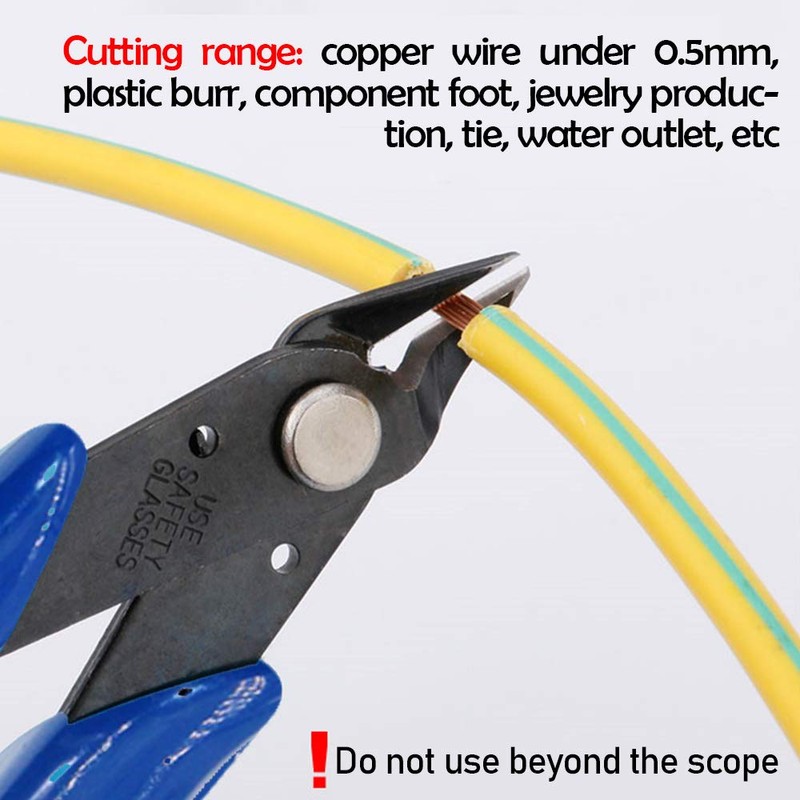 Mini Wire Cutter, 2pcs Electrical Wire Cable Cutter Precision Cutter
