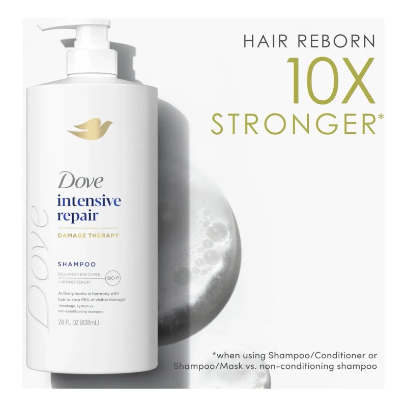 Champú Dove Intensive Repair Para Cabello Dañado 828ml