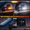 Tow Mirror Lights for F150 2015-2025 Sequential Turn Signal Marker