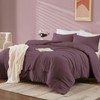 WRENSONGE Full Size Comforter Sets - 3 Pieces Deep Purple