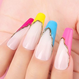 AIMEILI Gel Nail Polish Soak Off U V LED Hema Free Neon Gel Polish Colors for Nail Art DIY Gel Nail 6 x 8 ML-Kit Set 11