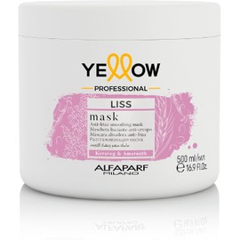 Yellow Liss Máscara Alisadora Anti-Frizz 500 ml | Smoothing Hair Mask for Frizz Control & Shine | Professional Deep Hydration Treatment for All Hair Types | Long-Lasting Smooth, Soft & Silky Hair
