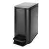 Cesun Small Bathroom Trash Can with Lid Soft Close, Step