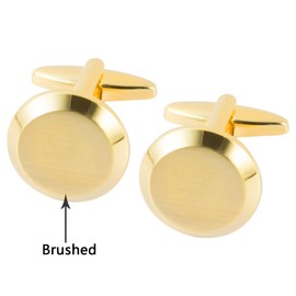 Dannyshi Cufflinks for Men Classic Wedding Business Shirt Cuff Links Silver Gold Black Set Gifts with Box (Silver/Gold/Black)