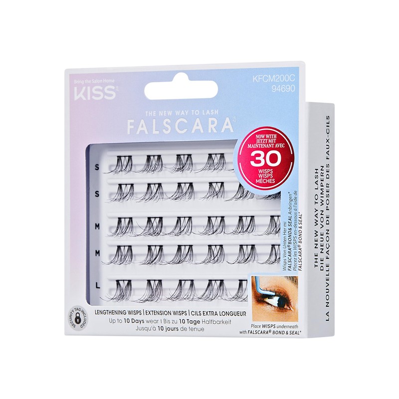 FALSCARA Collection DIY Eyelash Extension Multipack, Feather-Light Eyelash Fibres, 30