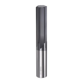 HARFINGTON Carbide Chucking Reamer 0.476"(12.09mm) Dia Straight Flute Straight Shank Machine Reamer Tool for Metal and Lathes CNC Machining Centers, Black