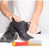 10 Cepillos Limpiadores de Zapatos Mango Ergonómico, Nylon ABS