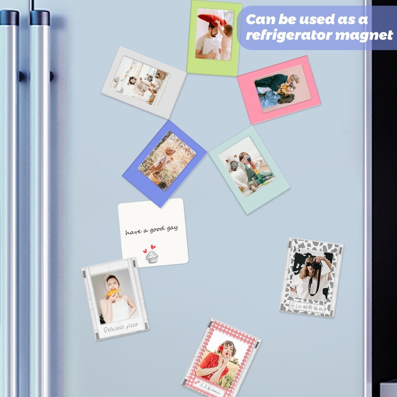 10PCS Color Magnetic Photo Frame for 3 Inch Mini Photo,
