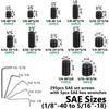 Aienxn 775PCS Metric +SAE Set Screw Assortment Kit, Hex Socket