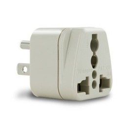 New Travel Smart Grounded Adapter Plug - North/South America, Japan (also for European appliances used in U.S.)