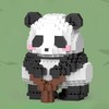 Panda Building Block, 1 Set Cute Animal Building Block DIY Room