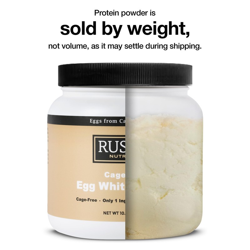 Rustic Nutrition, Cage-Free Egg White Protein Powder, Made in USA