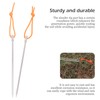 Boundless Voyage 4/8/12PCS Titanium Alloy Lightweight Camping Tent Stakes Pegs