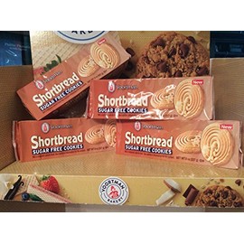 Shortbread sugar free cookies (4) pack