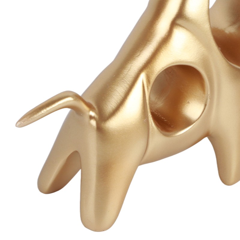 Bull Sculpture Ornaments Exquisite Details Smoother Lines Lucky Home Decorations