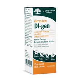 Genestra Brands - DI-gen - Black Alder, Fig, and English Walnut Herbal Supplement - 15 ml Liquid