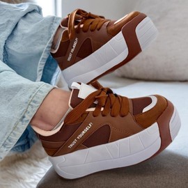 Brown - Urban Colombian Sneakers , Bright Flashes - Style and Comfort. - Talla del calzado: 8