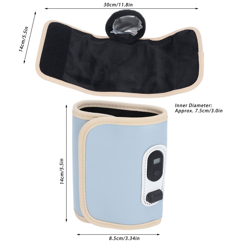 Baby Bottle Insulation Cover 21 Speeds Temperature Adjustable Portable USB