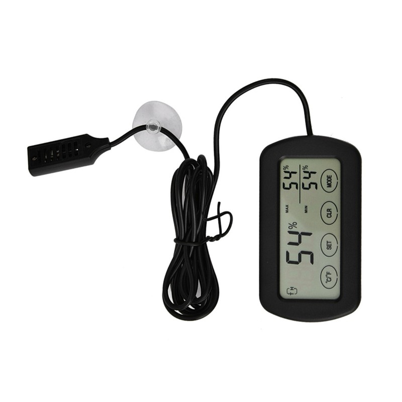 LCD Display Egg Incubator Reptile Tank Digital Thermometer Hygrometer