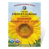 The Old Farmer's Almanac Sunflower Seeds (Mammoth Gray Stripe) - Approx 100 Flower Seeds - Non-GMO, Premium, Open Pollinated