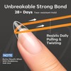 Modelones Medium Almond Nail Tips, 360pcs Pre-etched Clear Fake Nails