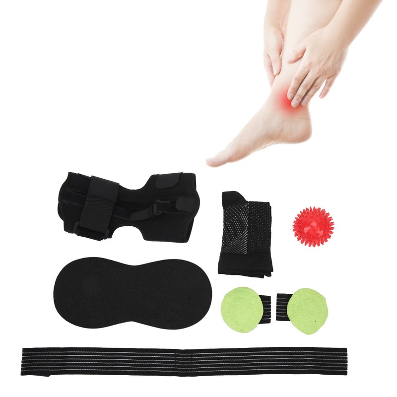 Plantar Fasciitis Night Splint Adjustable Improve Pain 2 Aluminum Bars