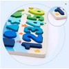 Toolzia Montessori Wooden Math Puzzle Fishing Game