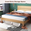Adjustable Furniture Risers 3 Inch , Non-slip Bed Risers, Soft