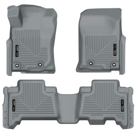Husky Liners Weatherbeater Floor Mats | Fits 2013-2024 Toyota 4Runner; 2014-2024 Lexus GX460 | Front & 2nd Row, 3-pc Grey - 99572