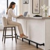 Bar Foot Rail Kit 4FT with Stable Brackets, Iron Black