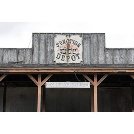 Historic Pictoric Photo- Part of The Humble Station for The Hand-Pulled Los Ebanos Ferry or El Chalan, Formally Known as The Los Ebanos-Diaz Ordaz Ferry 2 Fine Art Photo Reproduction 12in x 08in