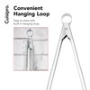 Cuisipro Stainless Steel Wide Grill/Fry Tongs, 12-Inch