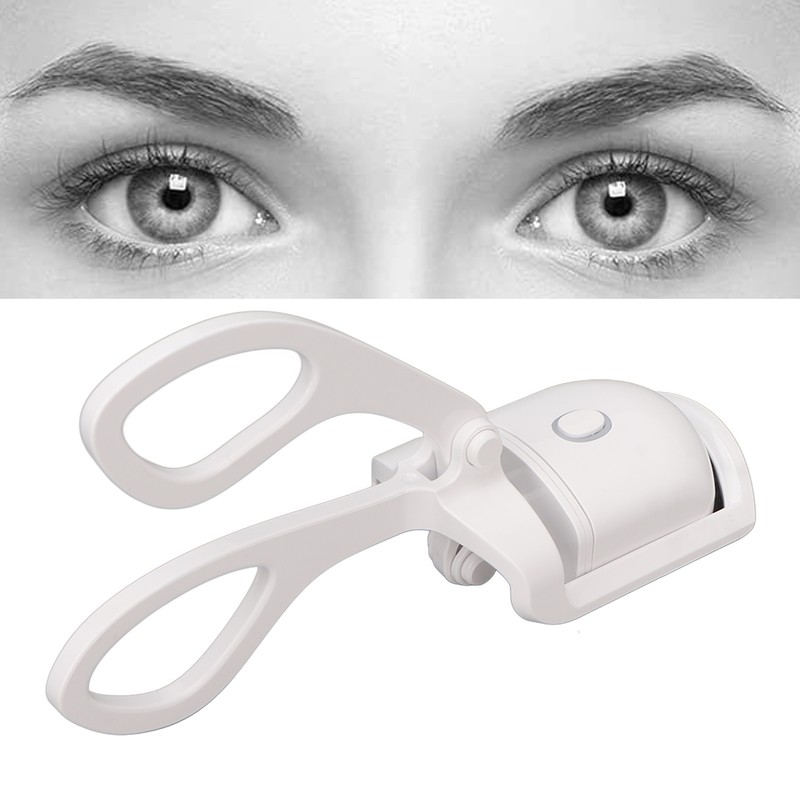 Electric Eyelash Curler Mini Portable USB Rechargeable Temperature Control Long