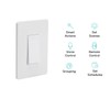 Smart WiFi Light Switch, Single Push Button, No Neutral Wire