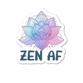 Zen AF Positive Vibes Good Energy Sticker