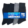 Socks Marche Men's Mesh Knitting Business Socks, Set of 4,