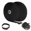 adjustable cable straps,with buckles,reusable cable ties,free cut length,hook and loop