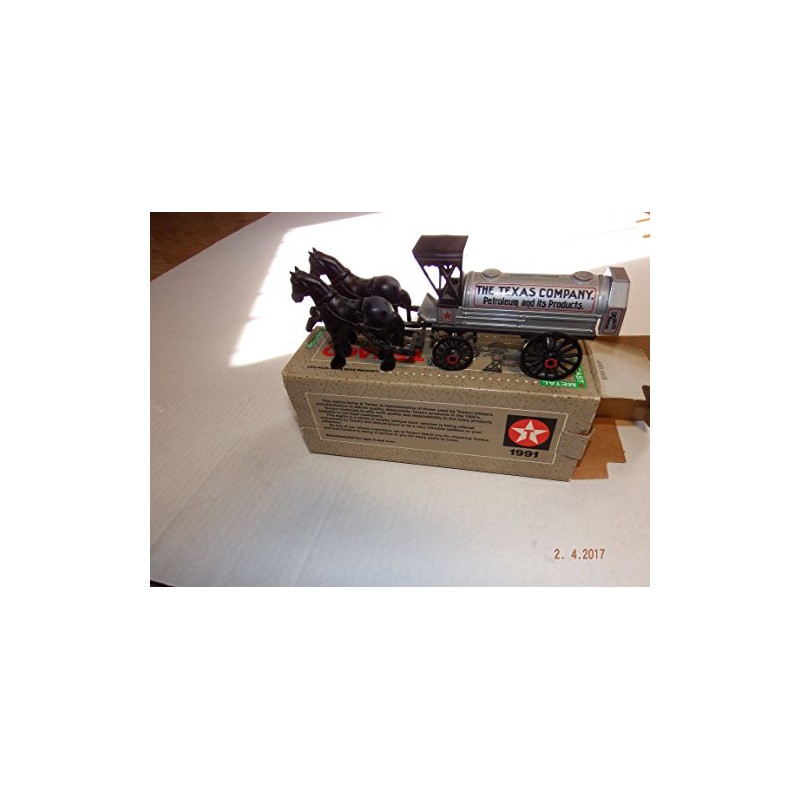 Texaco ERTL Die Cast Horse & Tanker Locking Coin Bank