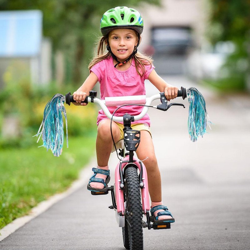 PLATT Kid's Bicycle Handlebar Streamers Colorful Ribbons Tassel for Girls