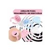 Anillo Para Pegamento Pestañas Soporte Ajustable Set F